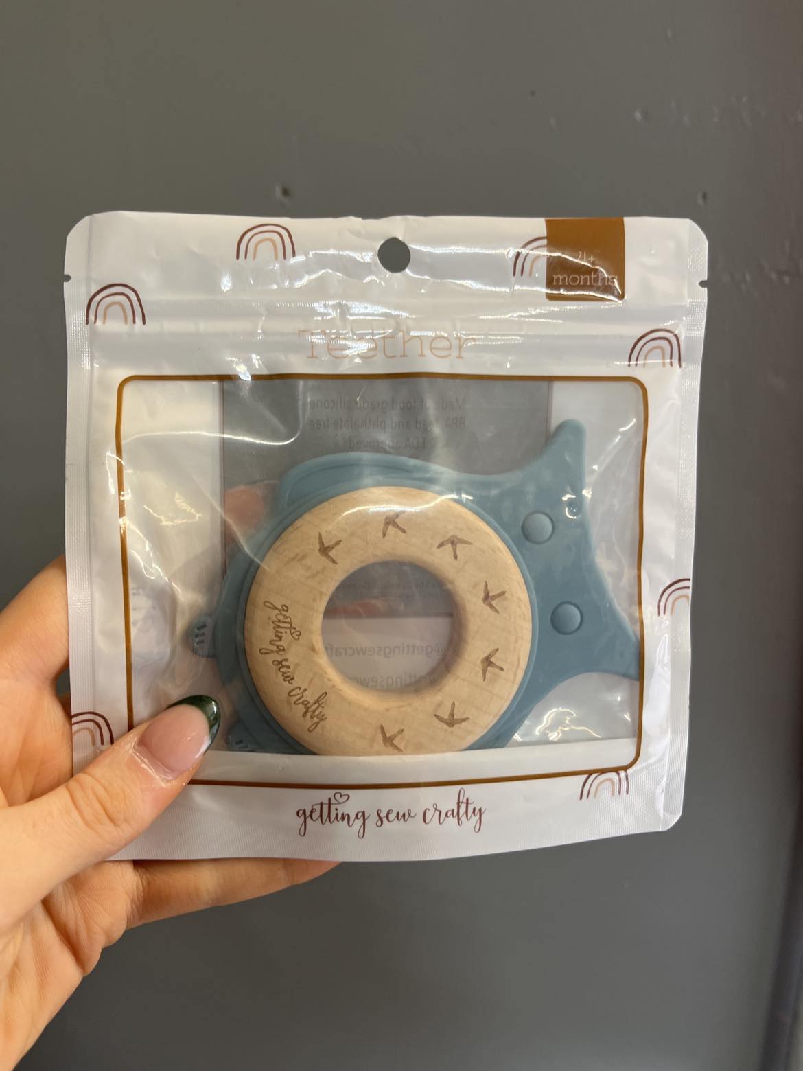 Wooden Animal Teether