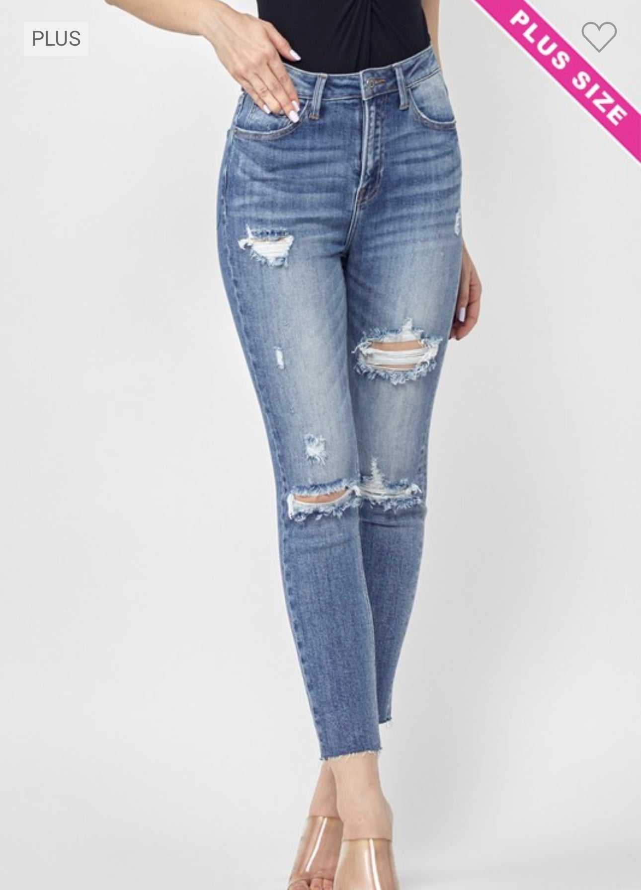 Gloria Risen Jeans- Plus