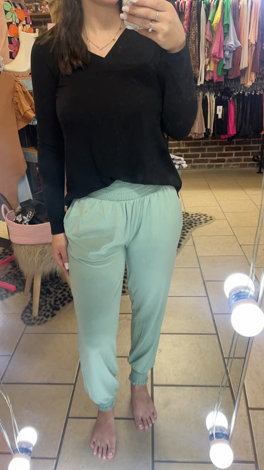 The Jersey Pants- Teal