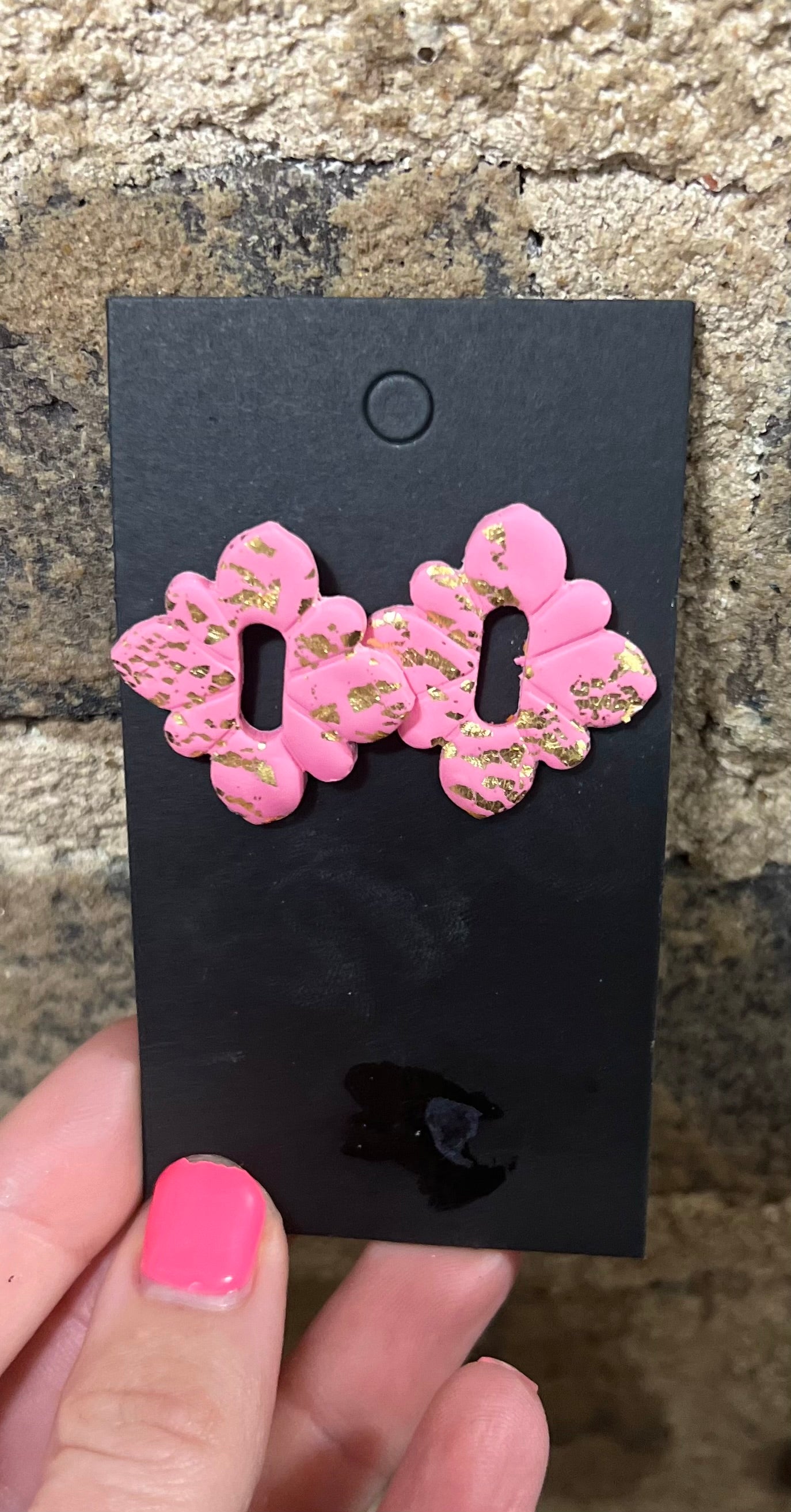 Flower Clay Earrings