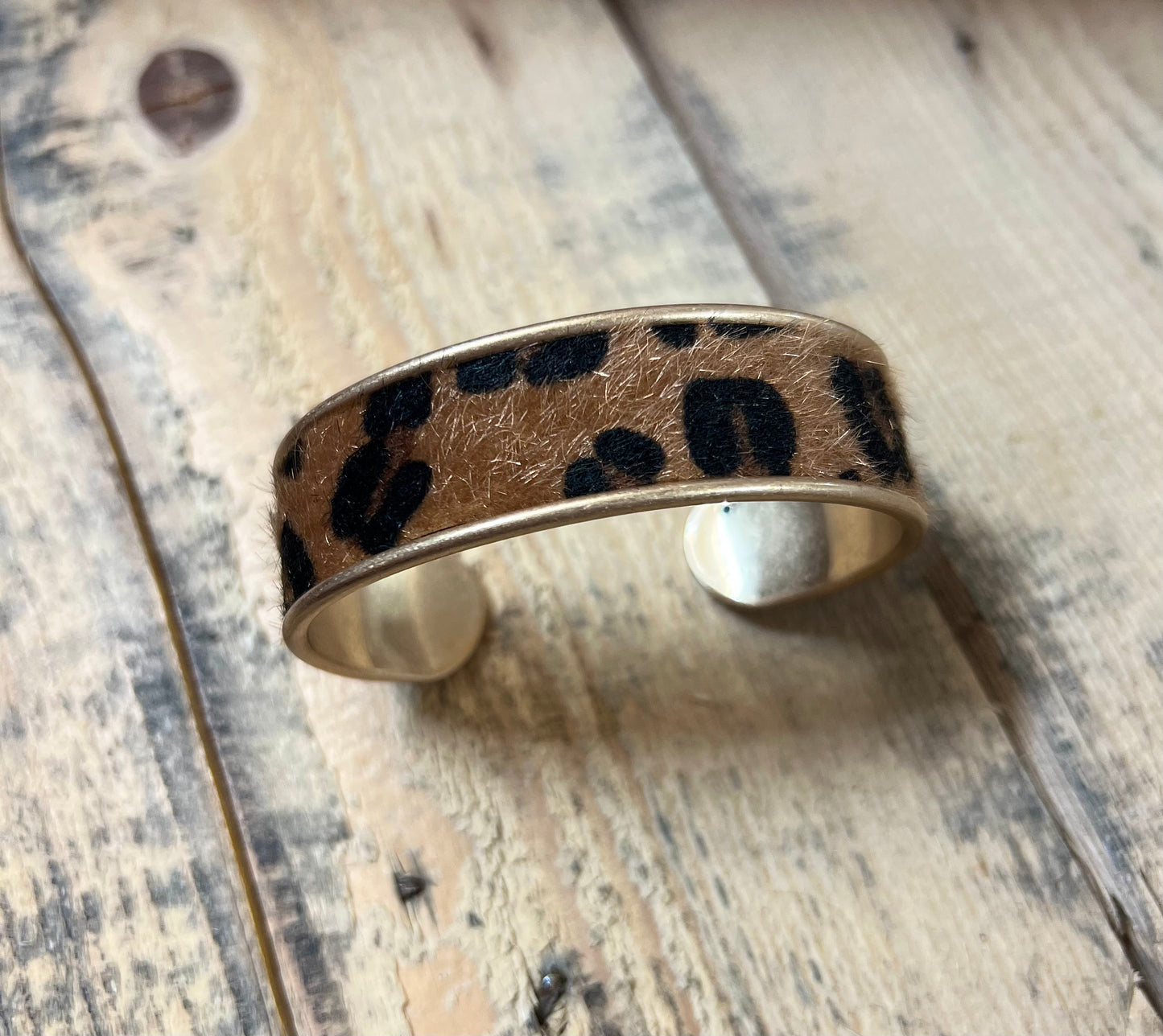 Leopard Cuff Bracelet