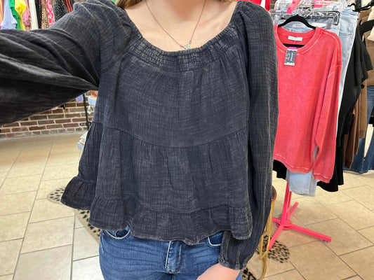 Hayden Black Blouse