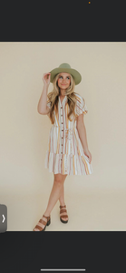 Grace Striped Dress