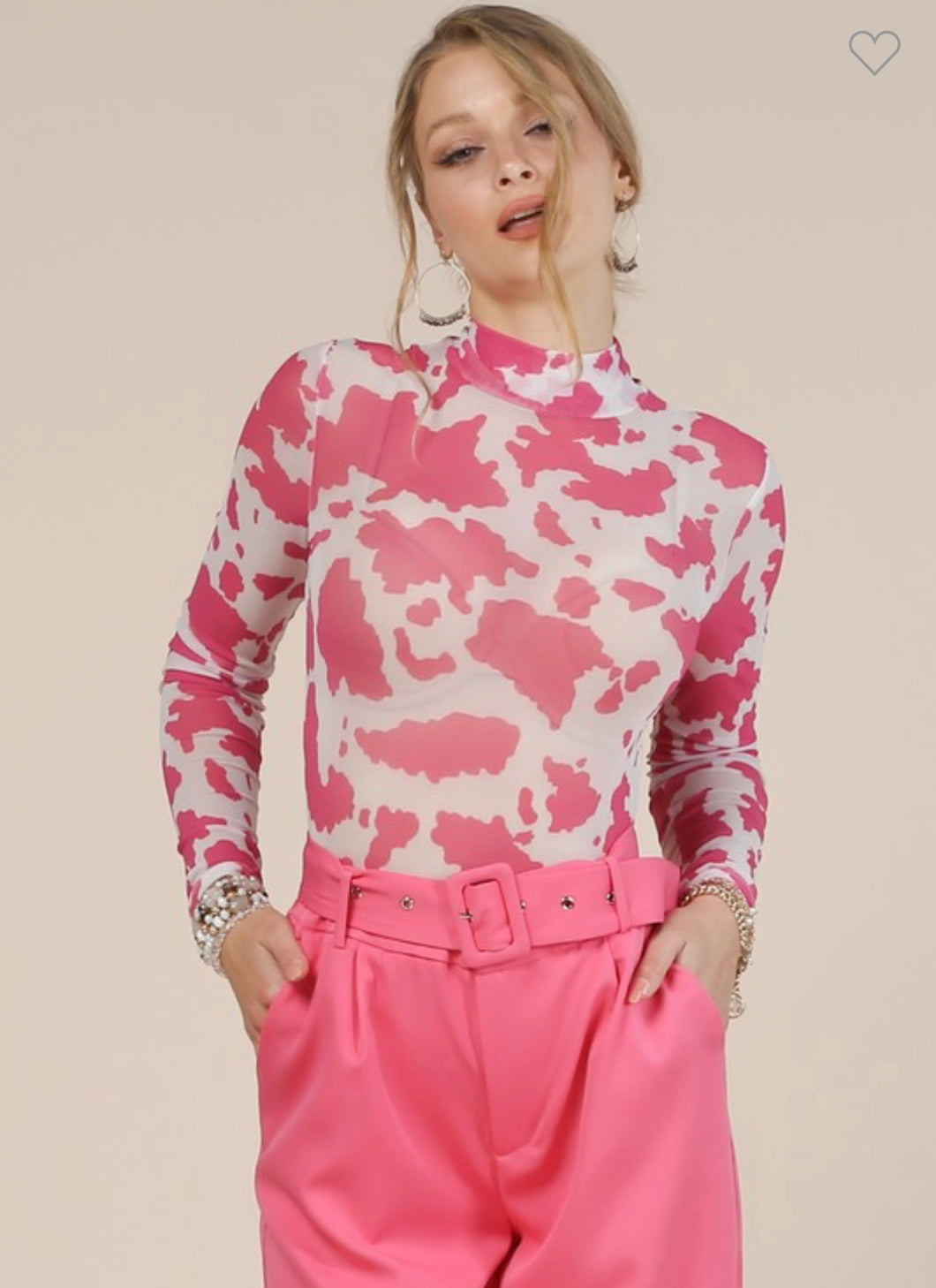 Monica Bodysuit- Pink