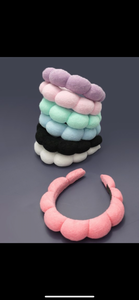 Terry Scalloped Towel Headband