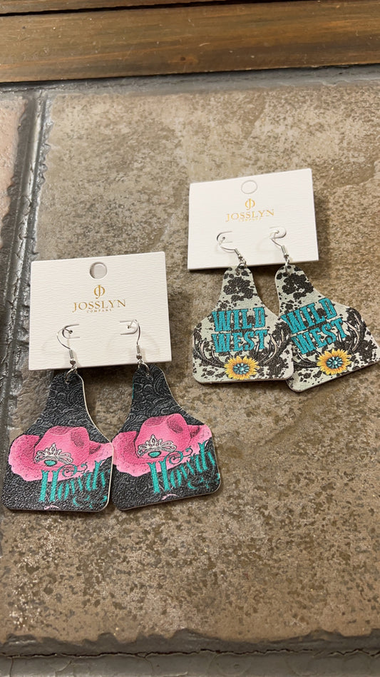 Leather Earrings