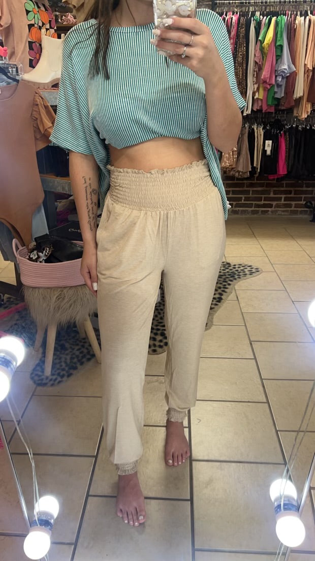 The Jersey Pants- Oatmeal