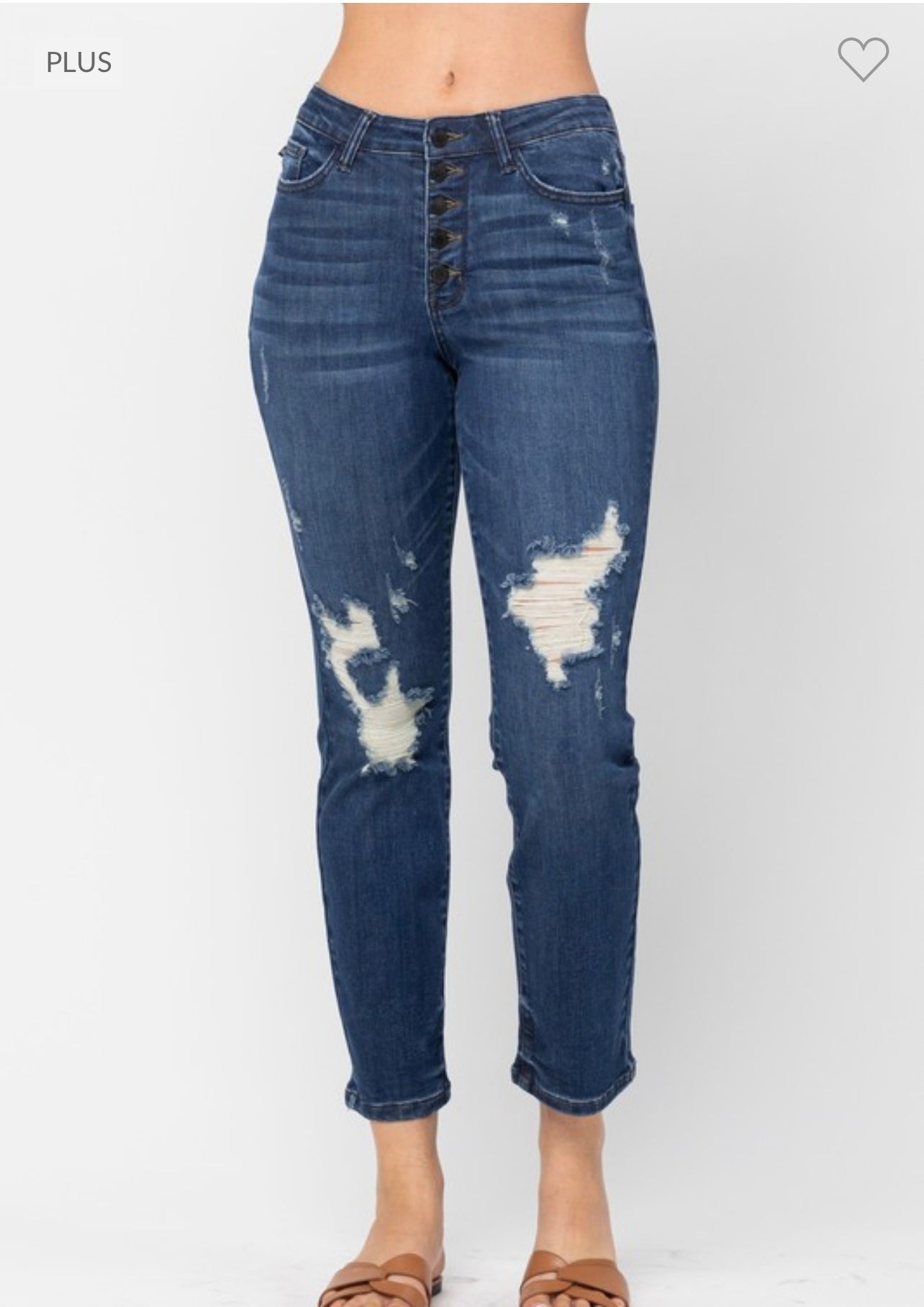 Pratt Judy Blue Jeans- Plus