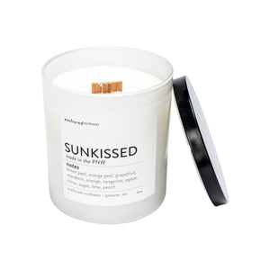 Sunkissed White Wood Wick Candle