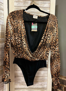 Flirty Leopard Bodysuit