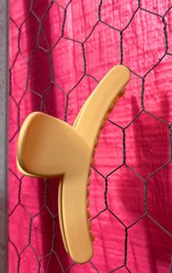 Tan Claw Clip