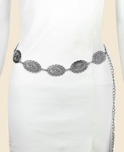 Silver Detailed Concho Belt