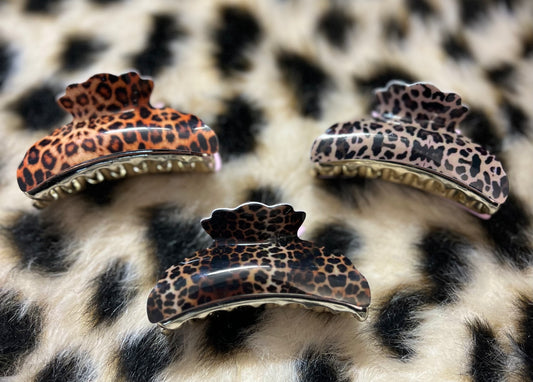 Leopard Claw Clips