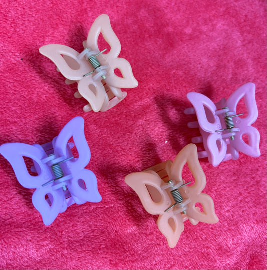 Small Butterfly Clips