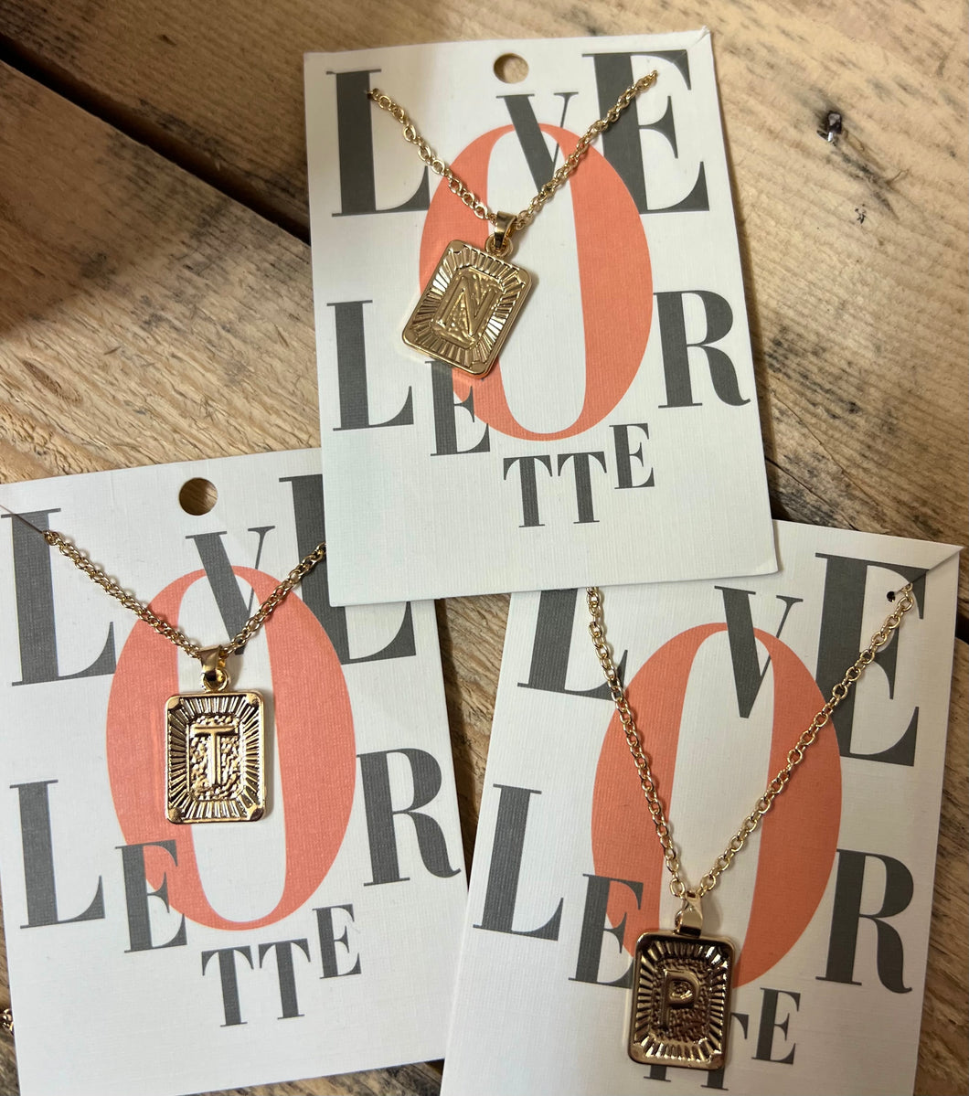 Letter Necklace