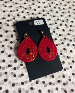 Red Clay Earrings