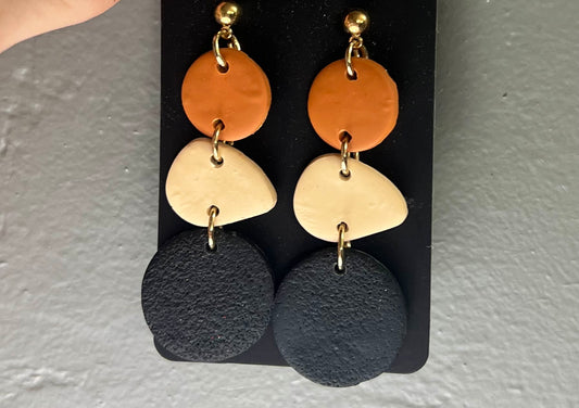 Neutral Clay Earrings